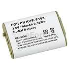 White 3.6V Ni MH Battery For Panasonic HHR P103 Cordless Phone