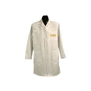  Louisiana State (LSU) Tigers Long Lab Coat from GelScrubs (with LSU 