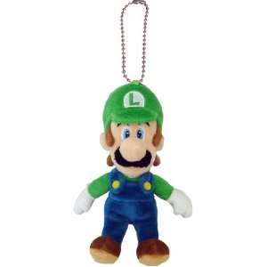  Sanei Super Mario Plush Series Plush Doll 5.5 Luigi 