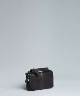 Givenchy black stingray flap crossbody bag  