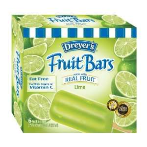   Lime Fruit Bars, Pack of 6, 2.75 oz each (Frozen)  Fresh