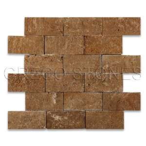   Marfil 2 x 4 Polished and Beveled Marble Mosaic Tile