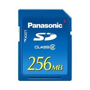  Panasonic 256MB SD Memory Card with SD Speed Class 2 