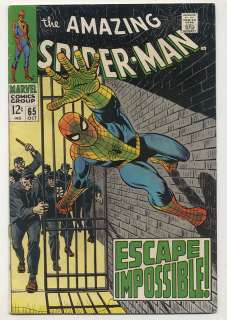   Spider Man #65 1968 Escape Impossible. See pictures for condition