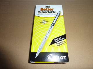 12 Pilot THE Better Black Ballpoint Retractable Pens Fine BP 145 12 