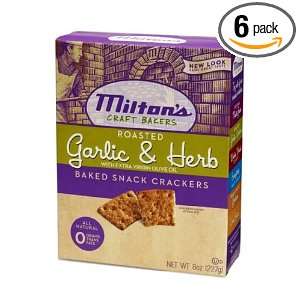 Miltons Crackers   Garlic Bites Grocery & Gourmet Food