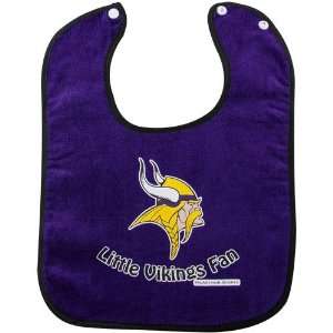  Minnesota Vikings Purple Cotton Baby Bib Sports 