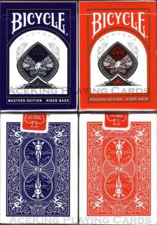 Decks Bicycle Masters Blue and Red playing cards  