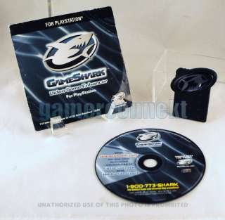 Gameshark for Playstation PSone PSX PS1 Complete with Dongle Pre owned 