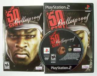 50 CENT BULLETPROOF PS2 PLAYSTATION 2 GAME. COMPLETE.