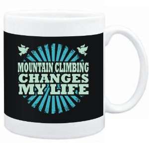  Mug Black  Mountain Climbing changes my life  Hobbies 