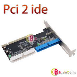 New 2 Port 2Port IDE ATA/133 to PCI Combo Card Adapter Converter VIA 