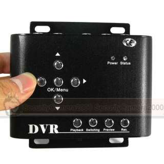 Portable 1 Channel Realtime D1 HD Audio Video DVR Recorder For CCTV 