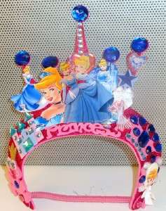 OOAK Disney Princess Tiaras / Crowns Party Hats / Favors Rapunzel 