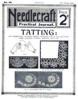 Early 1900s Needlecraft Practical Journal Tatting CD  