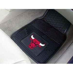  NBA Chicago Bulls 2 Piece Heavy Duty Vinyl Floor Car Mat 