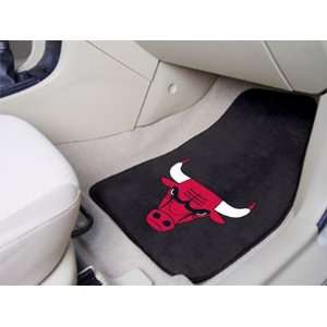   Bulls NBA Printed Carpet Car Mat 2 Piece Set