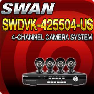 SWANN SWDVK 425504 US PRO 550 Camera Security Monitoring System (4 