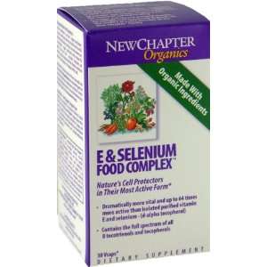 New Chapter   E & Selenium Food Complex, 30 veggie caps