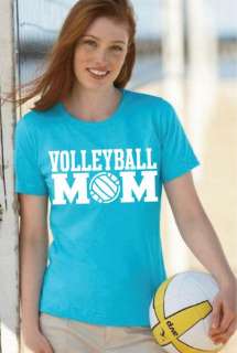 Womens Volleyball Mom Short Sleeve T Shirt S XXXL  