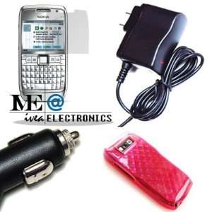   Soft CASE/Cove+AC CHARGER+CAR Charger+LCD for Nokia E71 Electronics