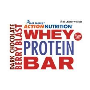  Action Nutrition Kosher Whey Protein Bar with Goji  Acai 