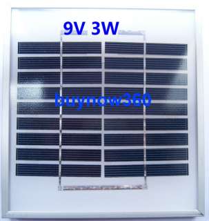 New 1 PCS Solar Panel 9V 3 Watt Power Cell Charger  