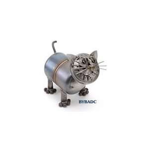  Tubby Junkyard Cat Metal Sculpture by YardBirds Patio 