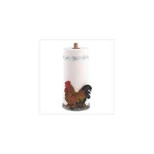  COUNTRY ROOSTER PAPER TOWEL HOLDER 