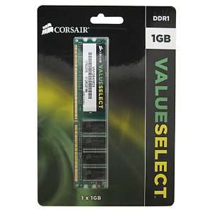  CORSAIR VALUE SELECT VS1GB400C3/RET 1GB PC 3200 DDR 184PIN 