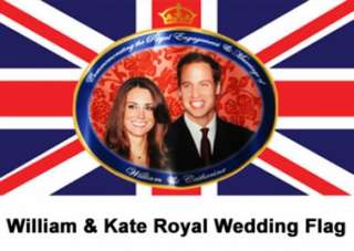 Prince William & Kate Royal Wedding Flag  