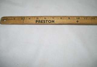 Wooden Ruler Yardstick   Graham Petrolium Preston  