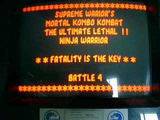 Mortal Kombat 1 Turbo Ninja T Unit Jamma PCB Arcade Upgrade  