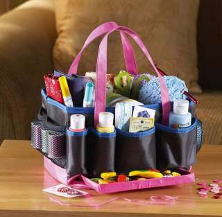 New Crafts Scrapbook Supplies Organizer Tote Bag Multi Pocket  