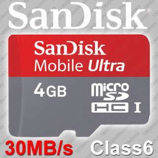   Mobile Ultra microSDXC Card + SD Adapter 200X 30MB/s Class6  