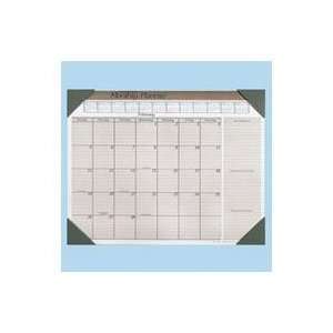  Executive Monthly Desk Pad Calendar, 16 x 12 3/4, Gray 