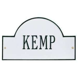   Sized Arch Marker Address Plaques in White Patio, Lawn & Garden