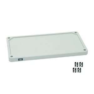  Solid Plastic Shelf 48Wx24D With Clips