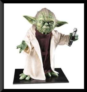 Life Size Yoda Statue Starwars Prop Edition NEW on deluxe base  