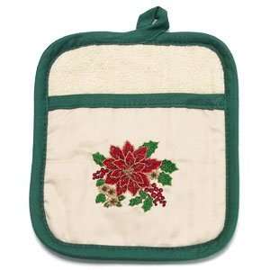  Ritz Poinsettia Pocket Oven Mitt