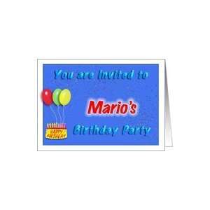    Marios Birthday, Invitation to the Party Card Toys & Games