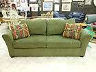 Green Chenille Sofa by Klaussner Furniture Circa. 2010