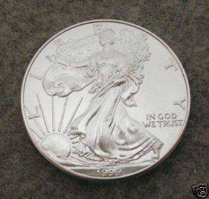 1999 BU AMERICAN EAGLE SILVER DOLLAR NICE COIN  