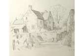 Holloway Bristol Savages Farm Buildings Sketch Drawing  