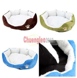   Warm Soft Cozy Pet Dog Cat Bed Style Sleep Accessories Size M  