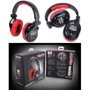  DJTECH EDJ500RED Professional DJ Headphones Musical Instruments