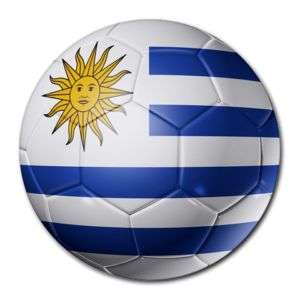 Uruguay Flag Soccer Ball Football Mousepad Mouse pad  