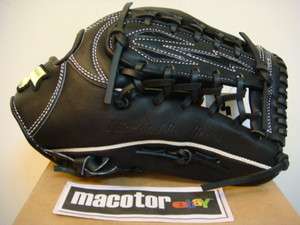   Nine On Nine 13 Outfield Baseball Glove Black RHT Pro Softball  