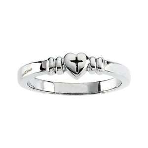    Womens Sterling Silver Chastity Christian Purity Ring Jewelry