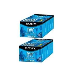 NEW Sony Premium Mini Dv Tape 60 Minute 10 Pack DVM60PR 907150130260 